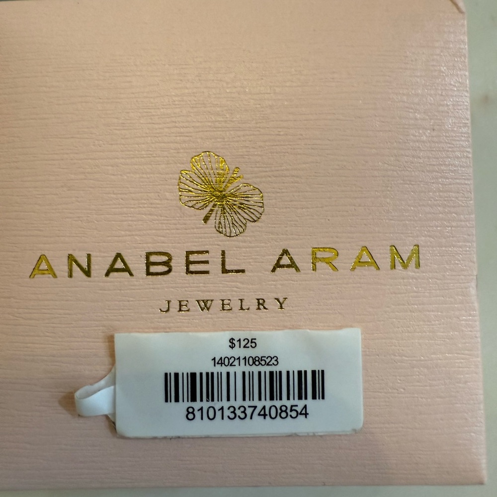 Annabel Aram Rose Quartz Butterfly Earrings in 18K Gold Plated - Picture 7 of 11